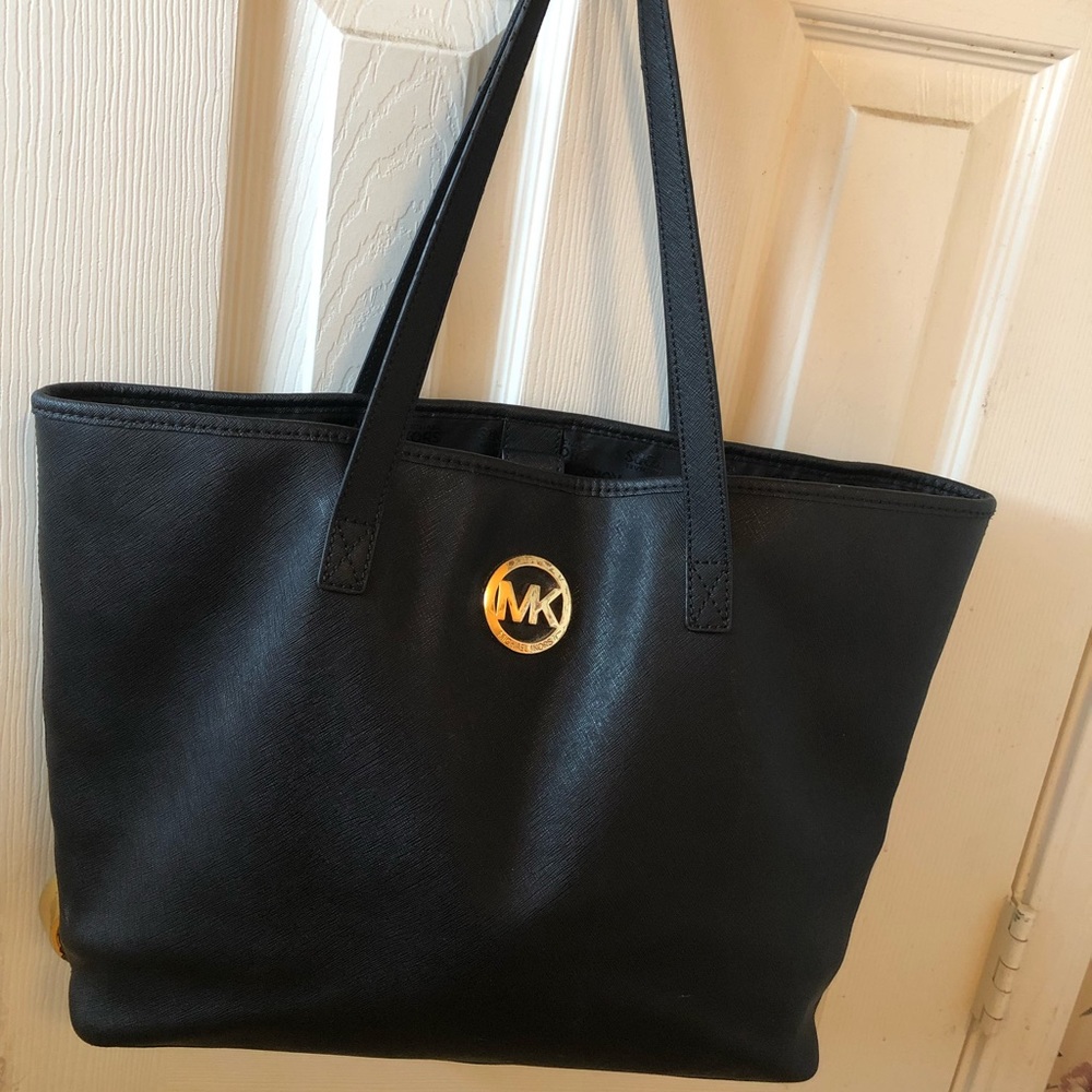 Michael Kors Black Tote Handbag